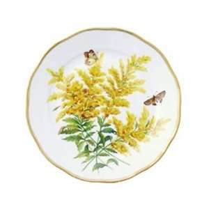  Herend American Wildflowers Tall Goldenrod Dinner Plate 