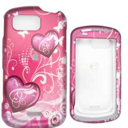 Samsung M350 Seek Pink Heart Snap on Case  