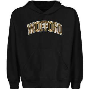  Wofford Terriers Youth Black Arch Applique Pullover Hoody 