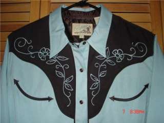 NWOT $115 ROPER WESTERN COUNTRY COWGIRL PEARL SNAP BUTTON BLOUSE SHIRT 