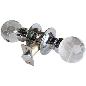Krystal Touch of New York 3616CPA Soccer Ball Passive Doorknob, 2.5 