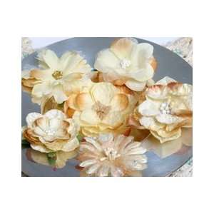 Cream/Gold Mixed Blooms  Chantilly Collection By Petaloo 