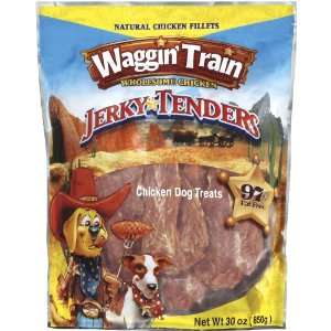 Waggin Train Jerky Tenders Dog Treats, Chicken, 30 Ounce Package 