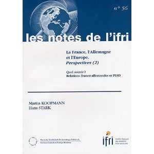  La France, lAllemagne et lEurope  Perspectives (French 