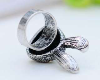 Fashion France Retro Style Vintage Cute Rabbit Hare Bunny Ring Rings 