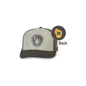    Milwaukee Brewers Cooperstown Gray Scale Cap