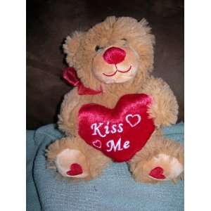  Wallmart Brwon Kiss me Bear 5 Inches Seated Everything 