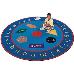  Carpets for Kids 6909 Paint a Round Rug (9 Round)