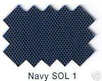 Navy SurLast All Weather Boat Cover Fabric By The Yard  