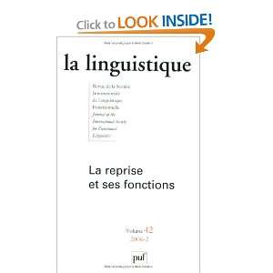 La linguistique, NÂ° 42, 2006 2 (French Edition)