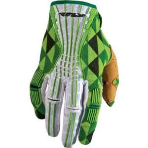  FLY RACING KINETIC MX OFFROAD GLOVES GREEN MD Automotive