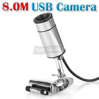 New 8.0M Pixels USB HD Webcam Camera with MIC for Laptop PC Operator 