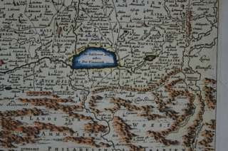 ISRAEL HOLY LAND CANAAN JUDEA JERUSALEM SYRIA ENGRAVING MAP KEUR 1700 