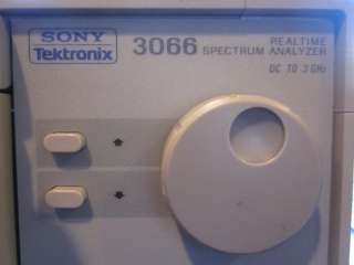 Tektronix 3066 DC to 3 GHz Real Time Spectrum Analyzer  
