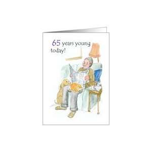  65th Birthday Card for a Man Card Toys & Games