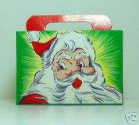 New Old Stock 1930s SANTA CLAUS Vintage Candy Gift Box  