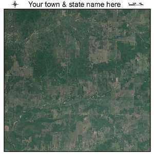   Aerial Photography Map of Lost City, Oklahoma 2010 OK 