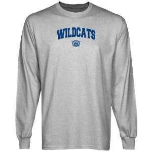  NCAA Villanova Wildcats Ash Logo Arch Long Sleeve T shirt Sports