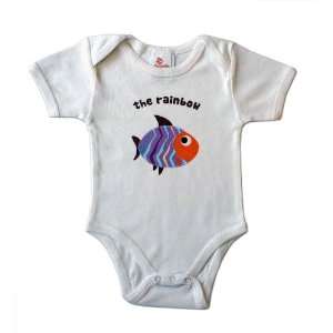  Organic Bodysuit  The Rainbow Fish Baby
