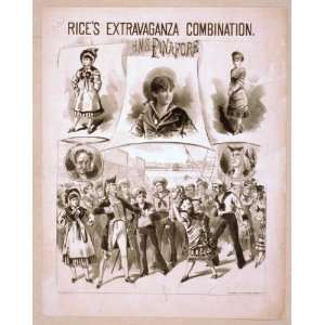   Pinafore Rices extravaganza combination. 1879