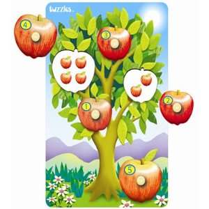   Counting Apples Puzzle 5 Pieces for Toddlers on Up