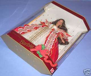 Matel 1997 Happy Holidays Barbie Doll 17832 Mint  