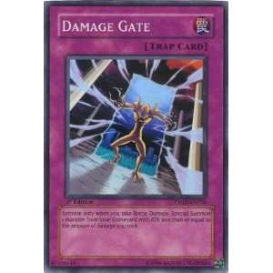  Darkness Single Card Damage Gate TSHD EN070 Super Rare Toys & Games