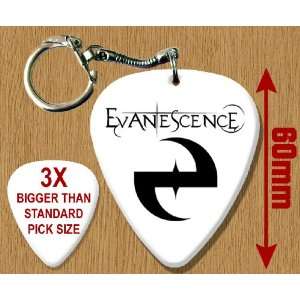  Evanescence BIG Guitar Pick Keyring Musical Instruments