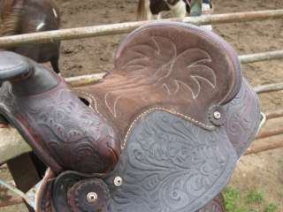 Used 12 Western Pony Saddle Youth Child All Round Work Roping Trail 