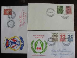 DENMARK 19 different FDCs quite a worthwhile group  