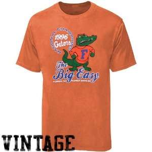  Florida Gators Orange Vintage College T shirt
