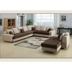  5pc Contemporary Modern Sectional Sofa Set #AC J2020