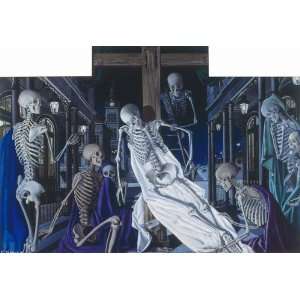  FRAMED oil paintings   Paul Delvaux   24 x 16 inches 