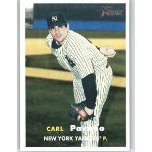  2006 Topps Heritage #45 Carl Pavano   New York Yankees 