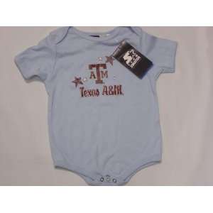  Texas A & M Aggies NCAA Blue Short Sleeve T Shirt Baby 