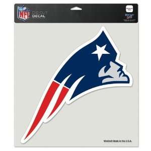 New England Patriots 8x8 Die Cut Full Color Decal Made in the USA