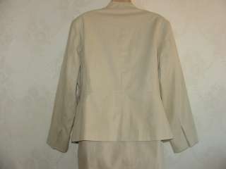 New ~~~ J G HOOK dress suit Solid Beige Linen ~~ 16/16W  
