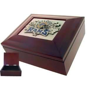 com St. Louis Rams Lined Gift Box   NFL Football Fan Shop Sports Team 