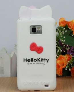   Kitty Silicone Soft Case Cover For SAMSUNG i9100 GALAXY S2  