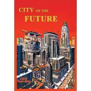  City of the Future 16X24 Giclee Paper