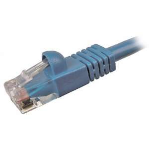   Molded Boot CAT6 Patch Cable   Blue   T56230