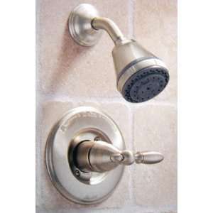   Satin Nickel Victorian Scald Guard Shower Faucet