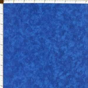 Blue Storm Spongework Cotton Fabric  44x1yard BTY  