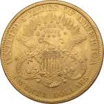   US Liberty Head Double Eagle Fine Gold Coin $20 Twenty Dollar  