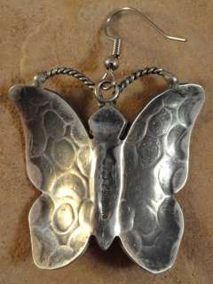   style sterling silver butterfly earrings are marked v j p and sterling