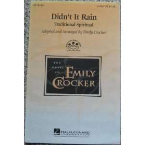  Didnt It Rain (Traditional Spiritual) (The Music of Emily 
