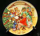 Collectible AVON Christmas Plate 1989 TOGETHER Teddy