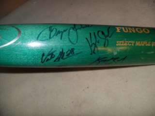 AUTOGRAPHED one of a kind CURTIS GRANDERSON Baseball bat YANKEES ERIE 
