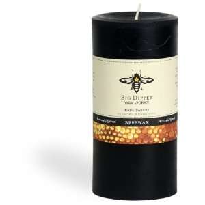 Long lasting Hand cast 100% Pure Beeswax Candle, 3 inch x 6 inch 