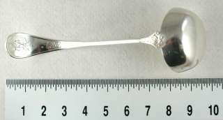 1870s Sterling Beiderhase/ J. Wendt Bird Pattern Ladle  